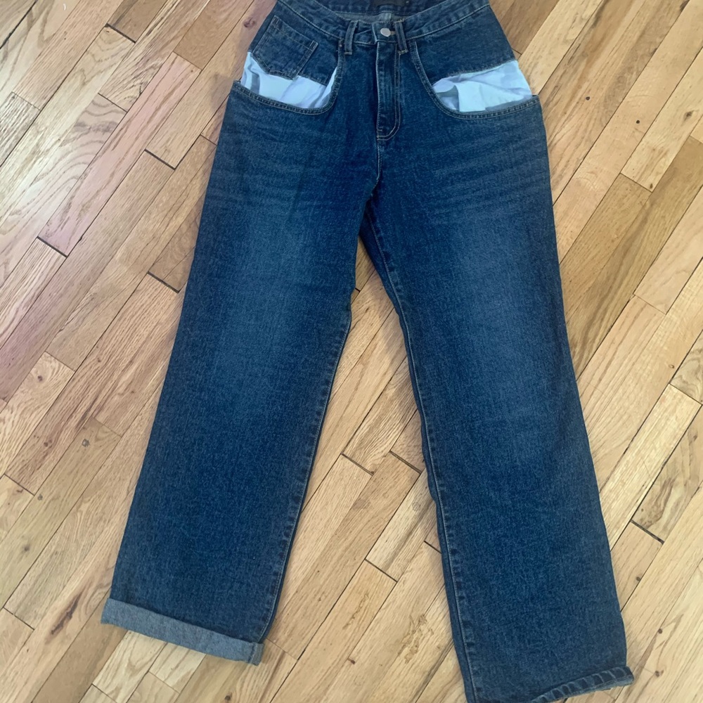 Dope deep pocket detail jeans